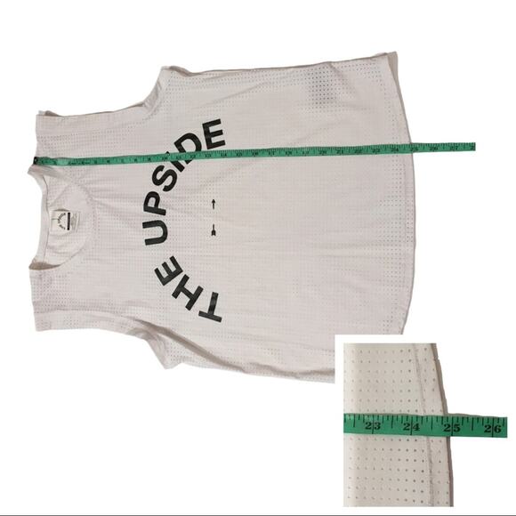 The Upside Perforated Muscle Tank - White - US 6 - Picture 2 of 9
